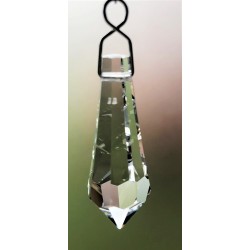 Pendule cristal clair 38mm